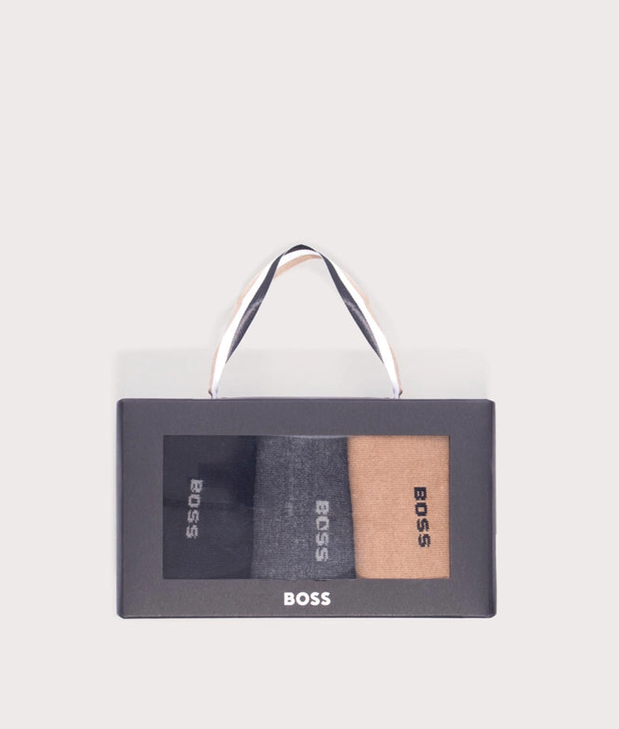 Hugo Boss Mens 3 Pack RS Socks GiftSet Uni CC